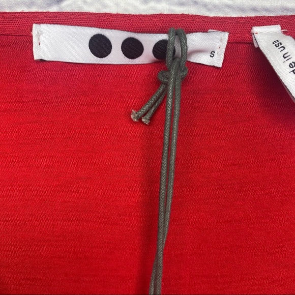 Three Dots Sonia Twill Henley Top - Picture 8 of 8